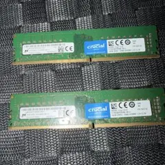 中古】Crucial DDR4-2666 16GB×2枚 32GB ② - メルカリ