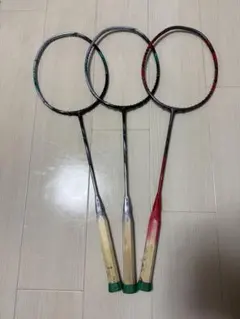 【早い者勝ち】ジャンク品バドミントンラケット3本のサムネイル
