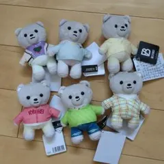 かずきん様】BE:FIRST クマ ぬいぐるみ 7体 コンプリートセット - メルカリ