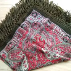 ストール2枚組　お得　✨️若林株式会社　ウール100％ 　送料込み