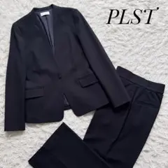 【洗える！】PLST パンツスーツセットアップ レアカラー ノーカラージャケット 洗える！】PLST パンツスーツセットアップ レアカラー ノーカラー