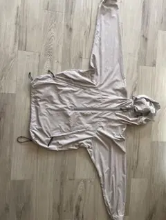 フード付きナイロンジャケット ベージュ 激レア