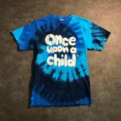 【復古風】紮染印花 工作人員T恤 古着 used TSM10