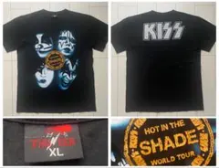 美品 90s 00s kiss live tour 両面 Tシャツ XL 黒