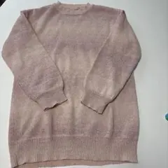 ピンクのニット　kids160