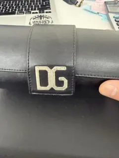【DOLCE & GABBANA】レザー ケース／DGロゴ／使用感あり