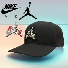 NIKE Air Jordan キャップ 黒 刺繍ロゴ 希少 美品 調整可
