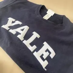 00s チャンピオン YALE パッチ リバースウィーブ 紺 ネイビー L