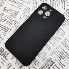 iPhone 14ProMax MagSafeシリコンケース [15] ブラック