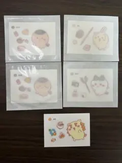 【値下げ中】ちいかわ　ベーグルチップ　ステッカー　韓国　5枚