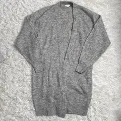 H&M エイチアンドエム　レディース　ロングカーディガン　グレー