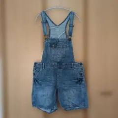 earth music&ecology サロペット ショートパンツ デニム