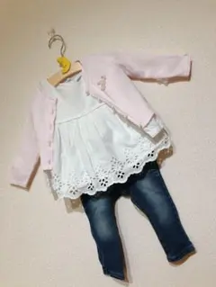 タルティーヌエショコラ  カーディガン　80