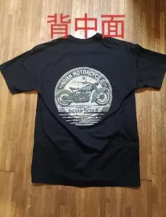 インディアンモーターサイクル Tシャツ 黒Lサイズ(ハンドメイド