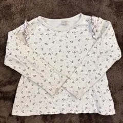 petit main チェリー柄 長袖カットソー 130