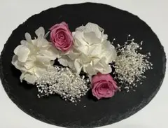 髪飾り ドライフラワー ヘアピン ヘッドドレス 結婚式 卒業式 成人式 前撮り