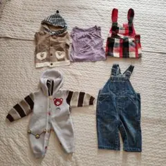 【まとめ売り】80cm 女の子 春秋冬 エーアーベー ギャップ ワンピース