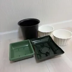 花器 鉢 鉢皿 5点セット フラワーアレンジメント用品