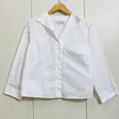 Agnes b. アニエスベー ホワイト 長袖シャツ M 40 L759UBL1 - メルカリ