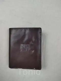 未使用 RRL ブラックレザーウォレット 財布　ビンテージ加工 ファッション RRL ブラックレザー ウォレット