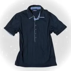 00s y2k NICOLE お兄系 平成 ストライプ ポロシャツ