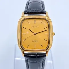 SEIKO DOLCE 8J41-5000 ゴールド文字盤 スクエア 稼働品 - メルカリ