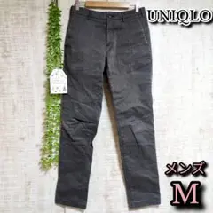 【UNIQLO】ユニクロ パンツ M メンズ チノパンツ スリム グレー