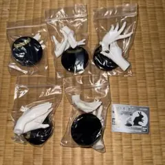 ガチャガチャ　影絵の手〜動物〜 全5種　コンプリートセット