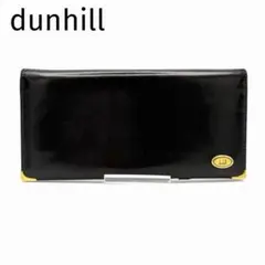 【極美品】dunhill ダンヒル 長財布 レザー ゴールド金具 ブラック