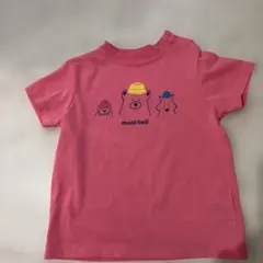 mont-bell 動物イラスト Tシャツ ピンク