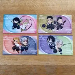 ゲームソフト特典★鬼滅の刃 キャラクターイラスト 封筒型入れ物4枚セット
