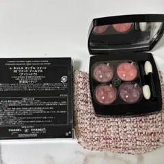 CHANEL シャネル レキャトルオンブル ツイード 02 プールプル 新品