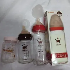 哺乳瓶3点セット　ピジョン　コンビ