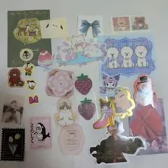 キャラクター　シール　ステッカー　セット　鬼滅　クロミ　もふさんど