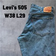 Levi's 505 REGULAR FIT ビッグサイズデニム W38 L29