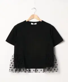 新品　PICCIN　ドットチュール　フリル　Ｔシャツのサムネイル