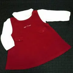 コムサ・デ・モード 80 ジャンパースカート＆ブラウス