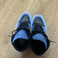 NIKE AIR JORDAN 1 ミッド ブルー ブラックのサムネイル