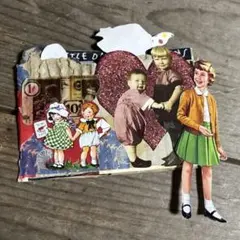 ダメージ加工とコラージュ素材　ジャンクジャーナル素材