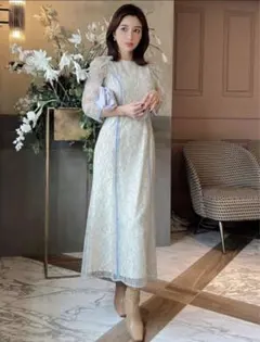 【定価22.000円】エレガント　レースドレス　オケーション　ワンピース