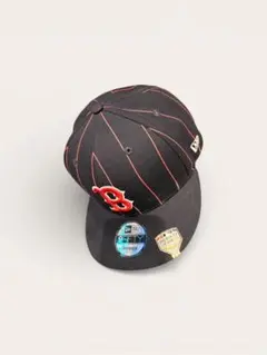 ニューエラ ボストン・レッドソックス ピンストライプ バイザークリップ キャップ