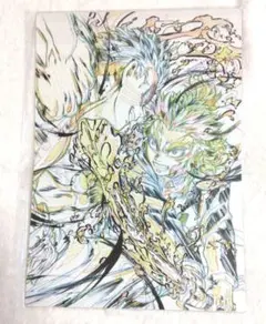 両面イラストクリアカード 鬼滅の刃 無限列車編 原画集 特典 煉獄杏寿郎 猗窩座