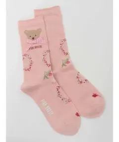 PINK HOUSE ピンクハウス テディローズモチーフソックス 靴下のサムネイル