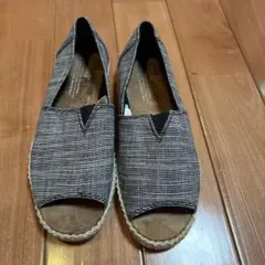 TOMS トムス スリッポン ネイビー × ホワイト ボーダー ストライプ 