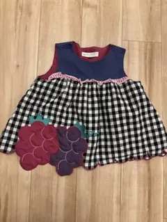 BABY CHEER ぶどうモチーフトップス 80 チュニック　ワンピース