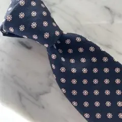 【新品】ネイビーピンク×白花柄