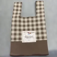 BOMILLDANG トートバッグ ギンガムチェック　しまむら