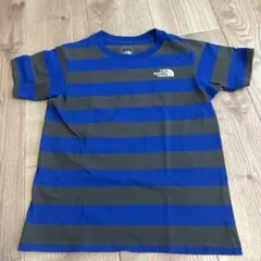 【美品】THE NORTH FACE ストライプ Tシャツ 140