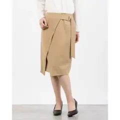 TONAL ストレッチツイルスリットタイトスカート