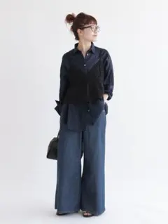 Spick & Span　クロシェニットキャミソール